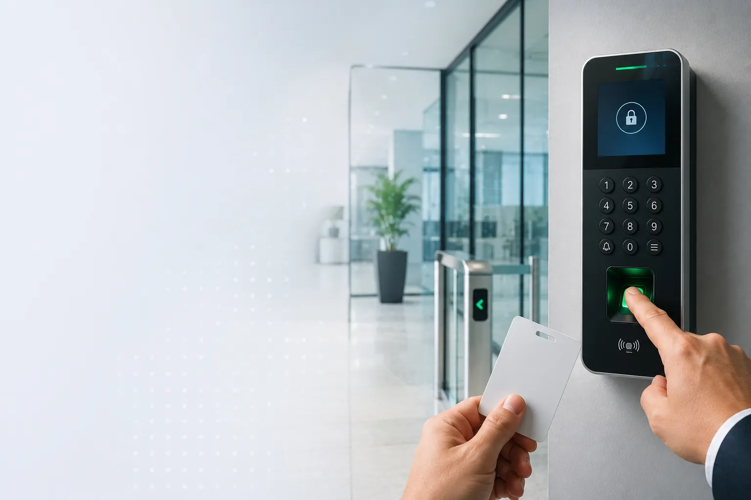 Control de accesos biométrico para oficinas